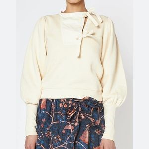 Ulla Johnson Cream Alba Pullover